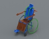 The wheelchair-科技-医疗设备-工业CAD模型-3D城