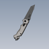 sog-flash-tanto-lock-knife-军事-武器-工业CAD模型-3D城
