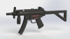 airsoft-mp5k-pdw-军事-枪炮-工业CAD模型-3D城