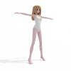 可爱MM-角色人体-角色-VR/AR模型-3D城