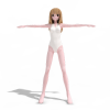 可爱MM-角色人体-角色-VR/AR模型-3D城