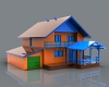 villa-建筑-室外建筑-工业CAD模型-3D城