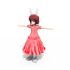 东方 兔子-角色人体-角色-VR/AR模型-3D城