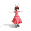 东方 兔子-角色人体-角色-VR/AR模型-3D城