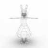 东方 兔子-角色人体-角色-VR/AR模型-3D城