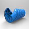 螺旋式花瓶-DIY-3D打印模型-3D城