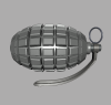 grenade1500-军事-武器-工业CAD模型-3D城