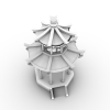 古建凉亭-建筑-古建筑-VR/AR模型-3D城