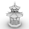 古建凉亭-建筑-古建筑-VR/AR模型-3D城