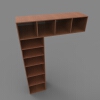 bookrack-建筑-家具-工业CAD模型-3D城