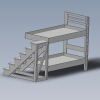 BunkBed-建筑-家具-工业CAD模型-3D城