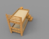 BunkBed-建筑-家具-工业CAD模型-3D城