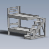 BunkBed-建筑-家具-工业CAD模型-3D城