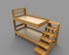 BunkBed-建筑-家具-工业CAD模型-3D城