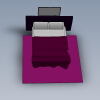 bed-建筑-家具-工业CAD模型-3D城
