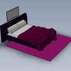 bed-建筑-家具-工业CAD模型-3D城