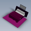 bed-建筑-家具-工业CAD模型-3D城