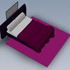 bed-建筑-家具-工业CAD模型-3D城