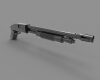 mossberg-500-tactical-军事-武器-工业CAD模型-3D城