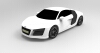 audi-r8-汽车-suv-工业CAD模型-3D城