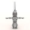 吕布-角色人体-角色-VR/AR模型-3D城