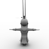 吕布-角色人体-角色-VR/AR模型-3D城