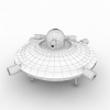 UFO-科技-航天卫星-VR/AR模型-3D城