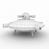 UFO-科技-航天卫星-VR/AR模型-3D城