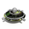 UFO-科技-航天卫星-VR/AR模型-3D城