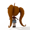 Q版女牛仔-角色人体-角色-VR/AR模型-3D城