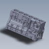 8-cylinder-engine-block-汽车-汽车部件-工业CAD模型-3D城