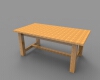 simple-dinner-table-建筑-家具-工业CAD模型-3D城