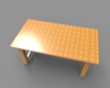 simple-dinner-table-建筑-家具-工业CAD模型-3D城
