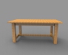 simple-dinner-table-建筑-家具-工业CAD模型-3D城