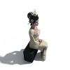 贵妇-角色人体-角色-VR/AR模型-3D城