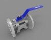 vet-valvula-de-esfera-tripartida-flange-classe-工业设备-零部件-工业CAD模型-3D城