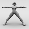 春丽-角色人体-角色-VR/AR模型-3D城