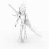 合金战纪里的重剑-角色人体-角色-VR/AR模型-3D城