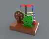 Microsteam engine-工业设备-机器设备-工业CAD模型-3D城