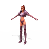 女人-角色人体-女人-VR/AR模型-3D城