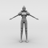 女人-角色人体-女人-VR/AR模型-3D城