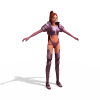 女人-角色人体-女人-VR/AR模型-3D城