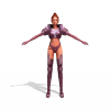 女人-角色人体-女人-VR/AR模型-3D城