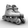 四轮滑冰鞋-文体生活-服装饰品-VR/AR模型-3D城