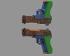 pistol-军事-枪炮-工业CAD模型-3D城