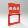 冰箱磁铁相框-DIY-3D打印模型-3D城