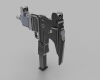 uzi-sub-machine-gun-9mm-军事-枪炮-工业CAD模型-3D城