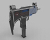 uzi-sub-machine-gun-9mm-军事-枪炮-工业CAD模型-3D城