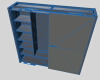 inline-sliding-doors-wardrobe-hettich-建筑-家具-工业CAD模型-3D城