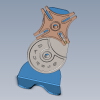 Geneva Mechanism - 4 slots (Malta Cross)-工业设备-零部件-工业CAD模型-3D城